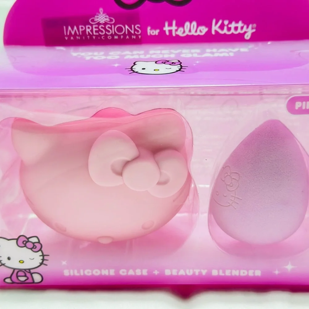 Hello Kitty Pink Makeup Sponge Set